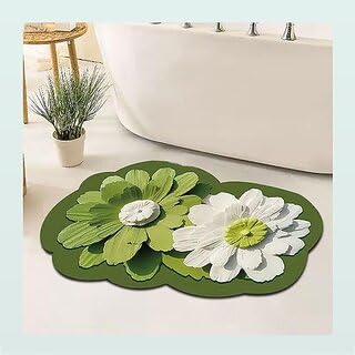 Curved Bath Mat for Round Shower