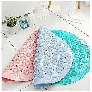 Bathroom Mat | Non-Slip Suction Cup Round Silicone Bath Blanket