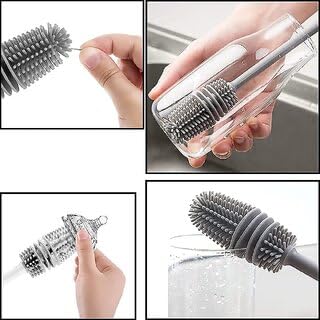 Long Bottle Cleaning Brush for Water Bottle | Pack of 2