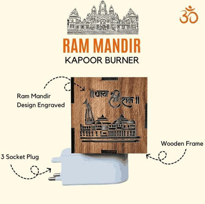 Revolt Rise 3-in-1 Ayodhya Ram Mandir Aroma Burner & Night lamp