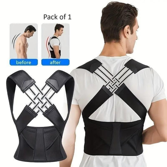 Revolt Rise Adjustable Back Posture Corrector/ Slouching Relieve Pain Belt Women Men